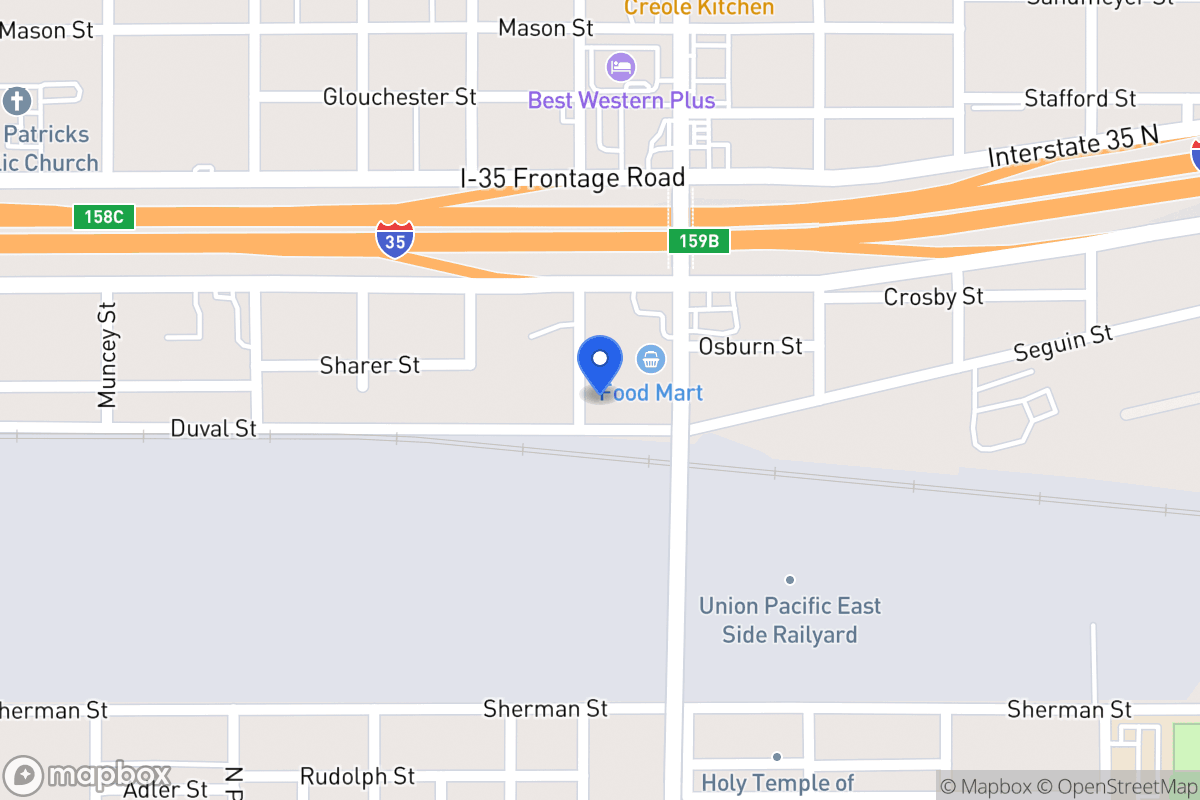 Map of 1506  Rogers Ave
