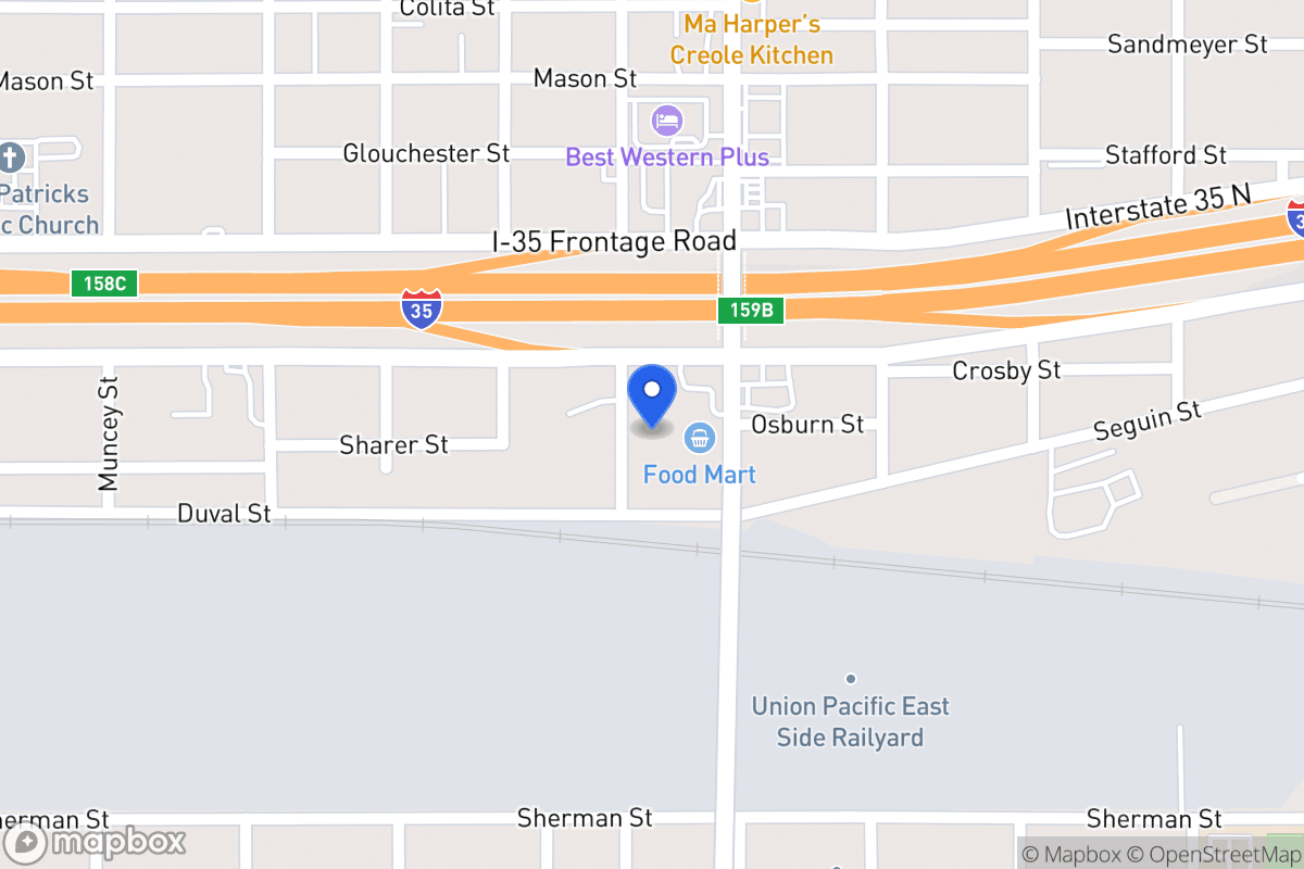 Map of 1518  Rogers Ave