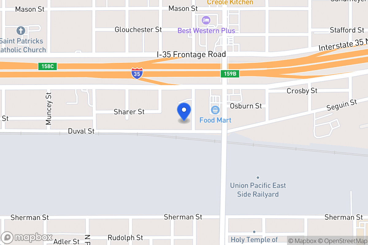 Map of 1507  Rogers Ave