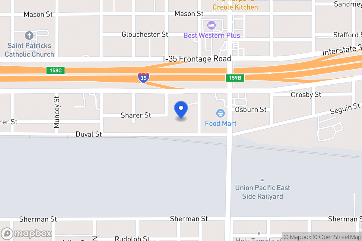 Map of 1515  Rogers Ave