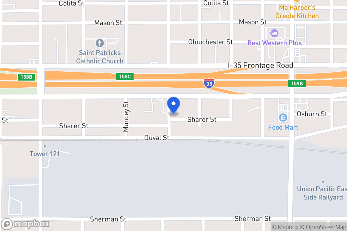 Map of 1418 N Palmetto Ave