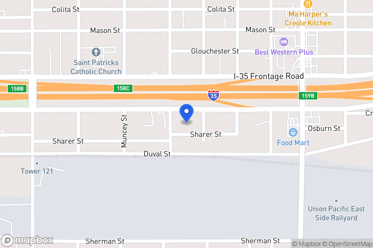 Map of 1938 N Interstate 35