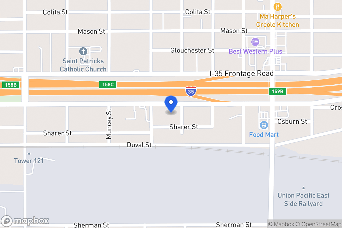 Map of 1950 N Interstate 35