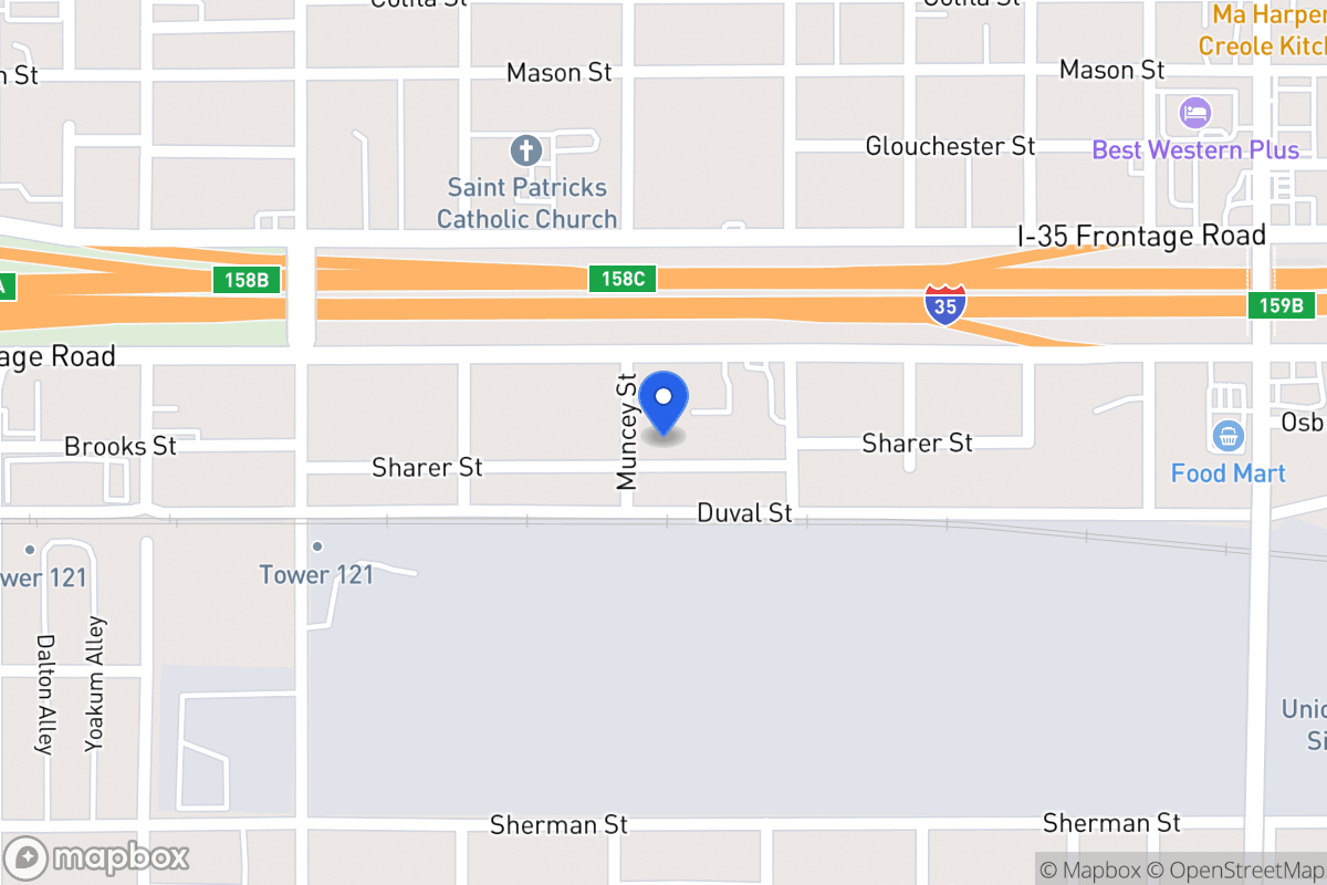 Map of 307  Sharer St