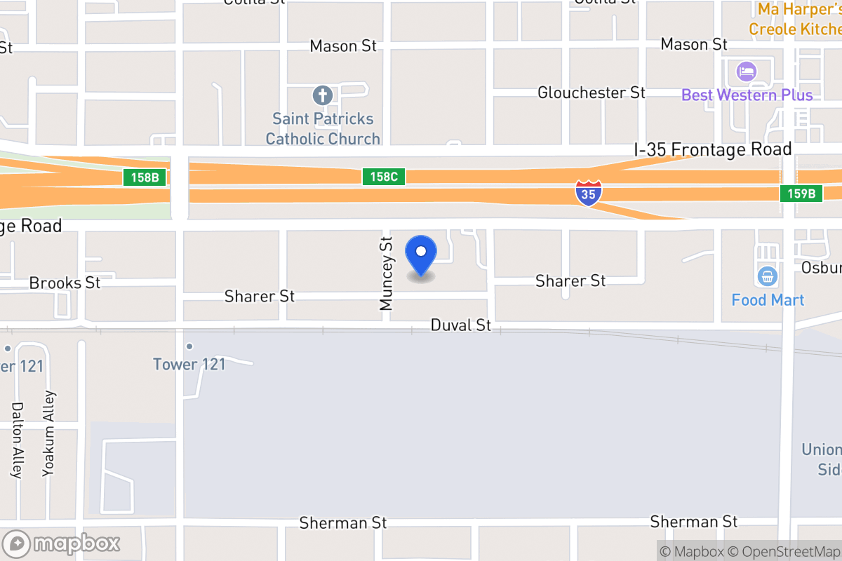 Map of 311  Sharer St