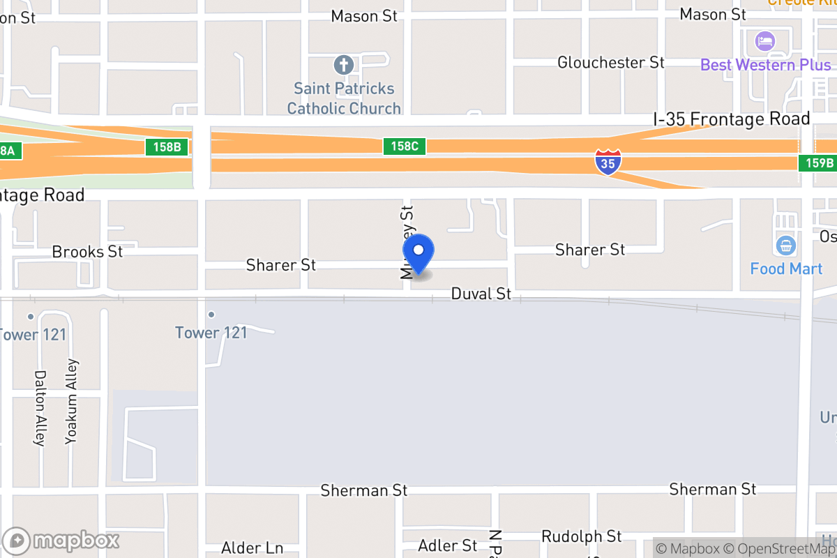 Map of 302  Sharer St