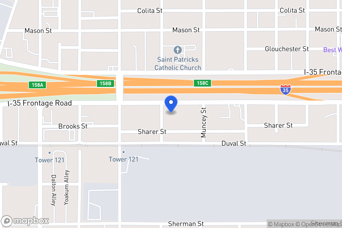 Map of 1806 N Interstate 35