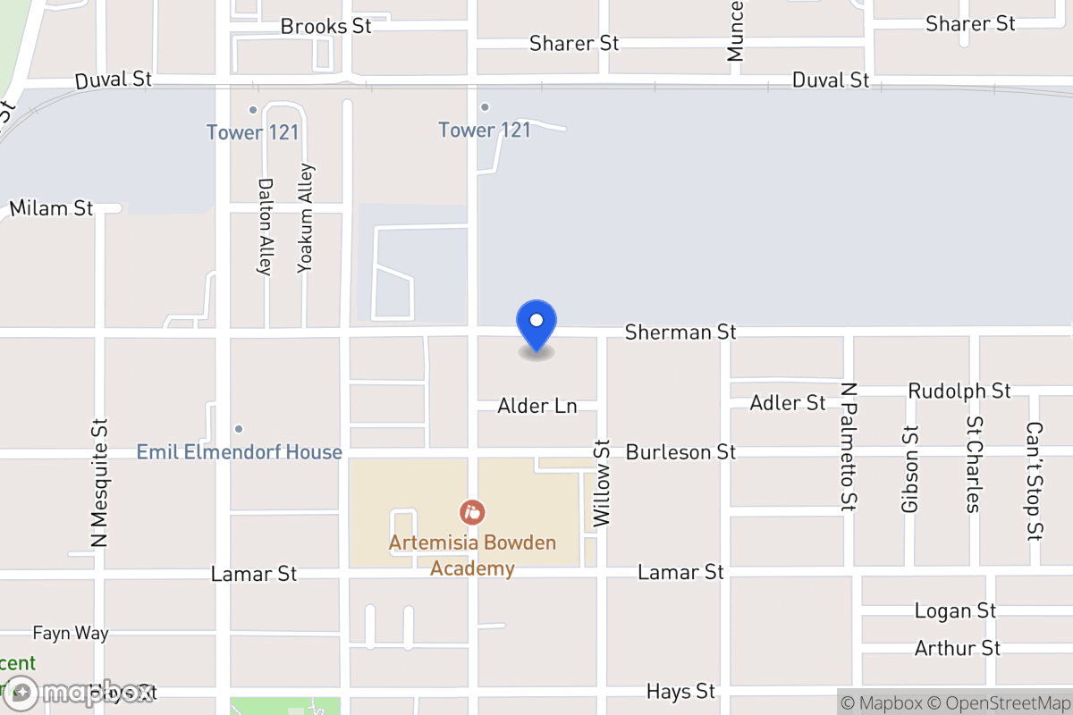 Map of 616  Sherman