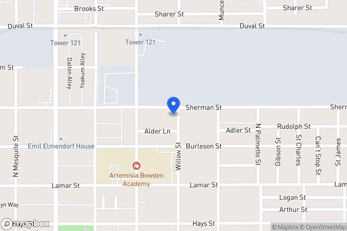 Map of 630  Sherman
