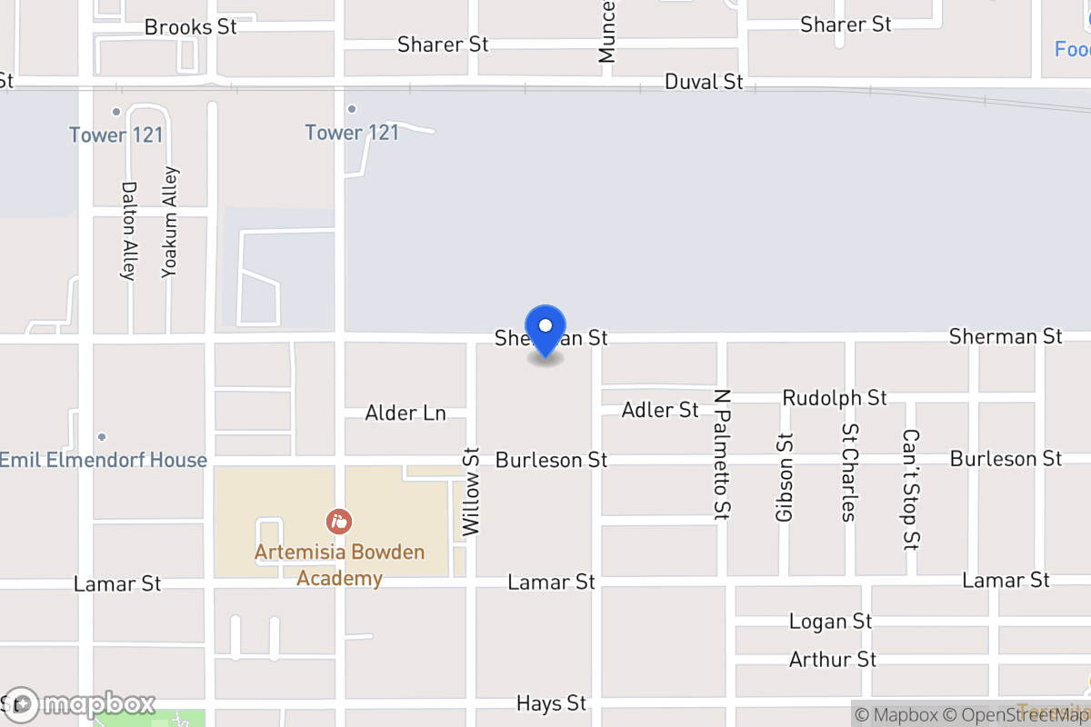Map of 720  Sherman