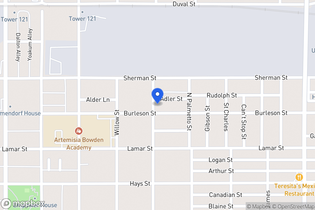 Map of 903  Burleson