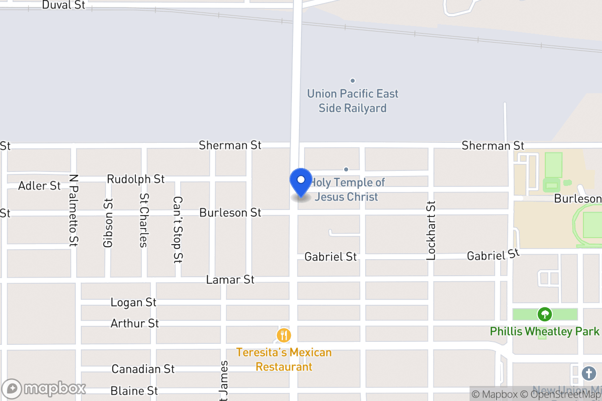 Map of 1301  Burleson