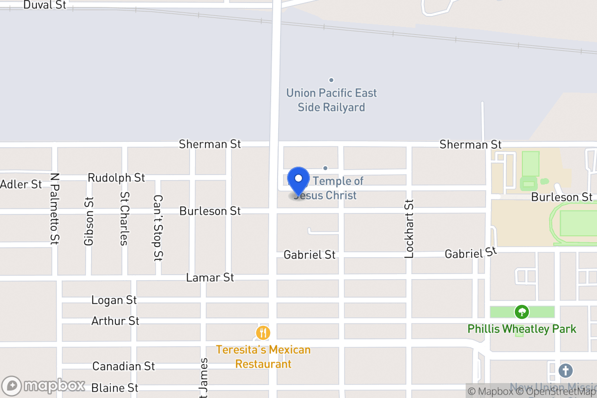 Map of 1311  Burleson