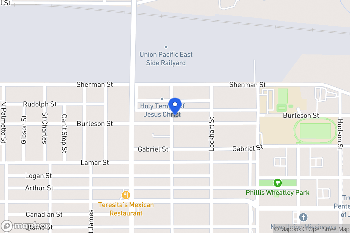Map of 1401  Burleson