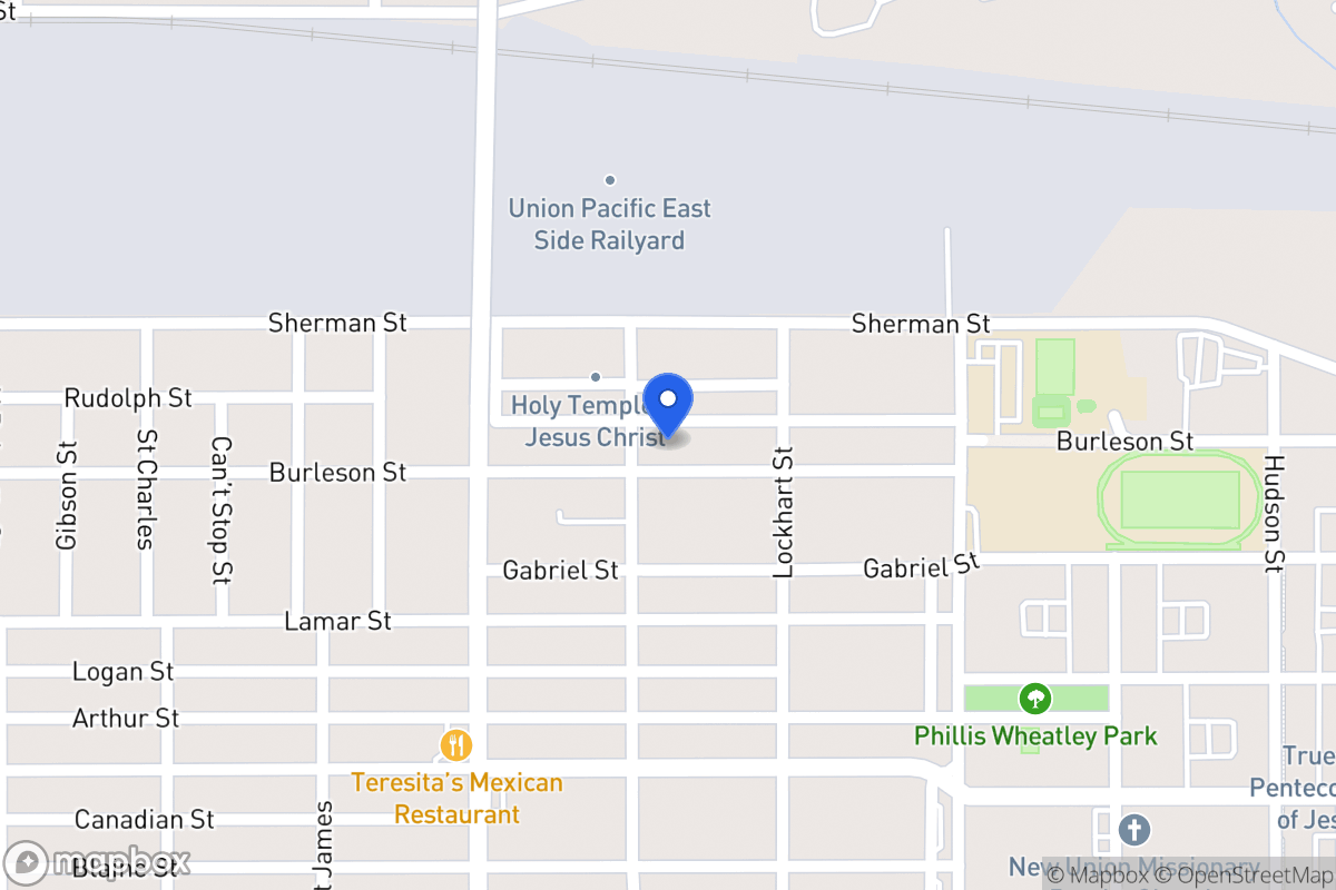 Map of 1405  Burleson
