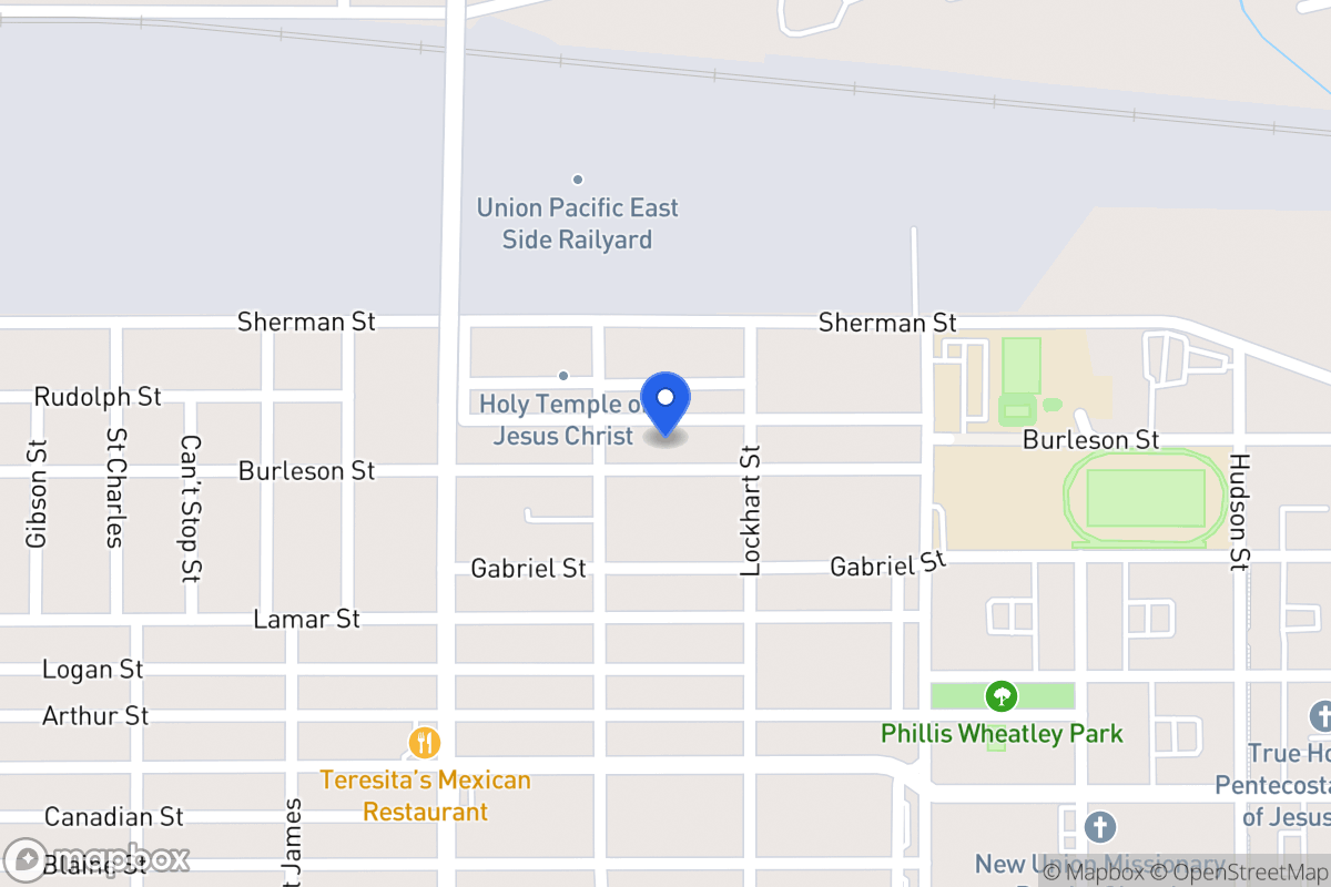 Map of 1409  Burleson