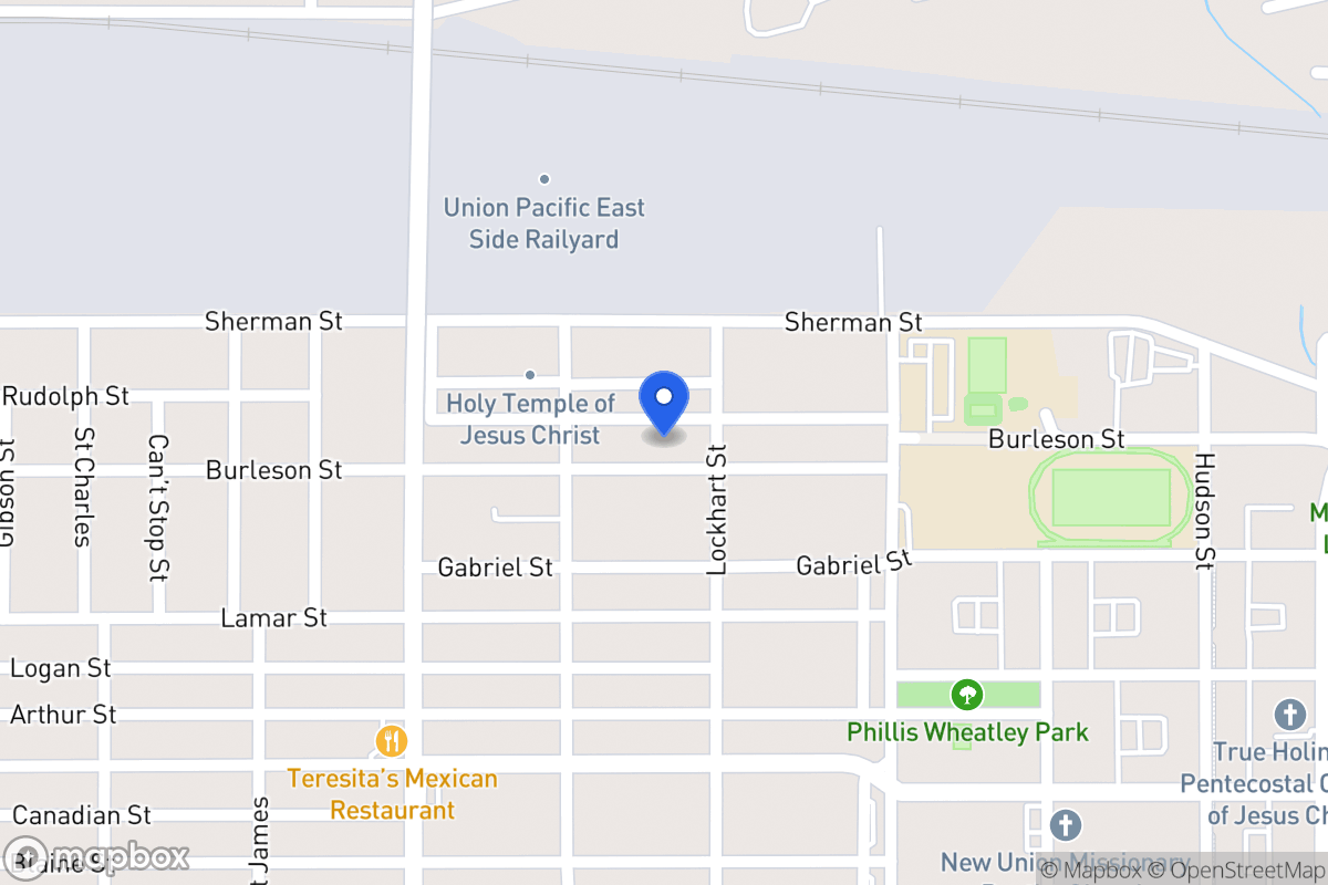 Map of 1419  Burleson