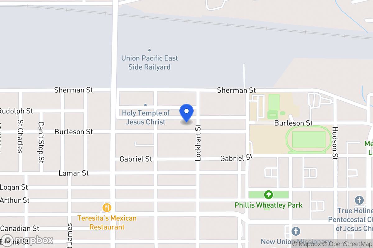 Map of 1421  Burleson