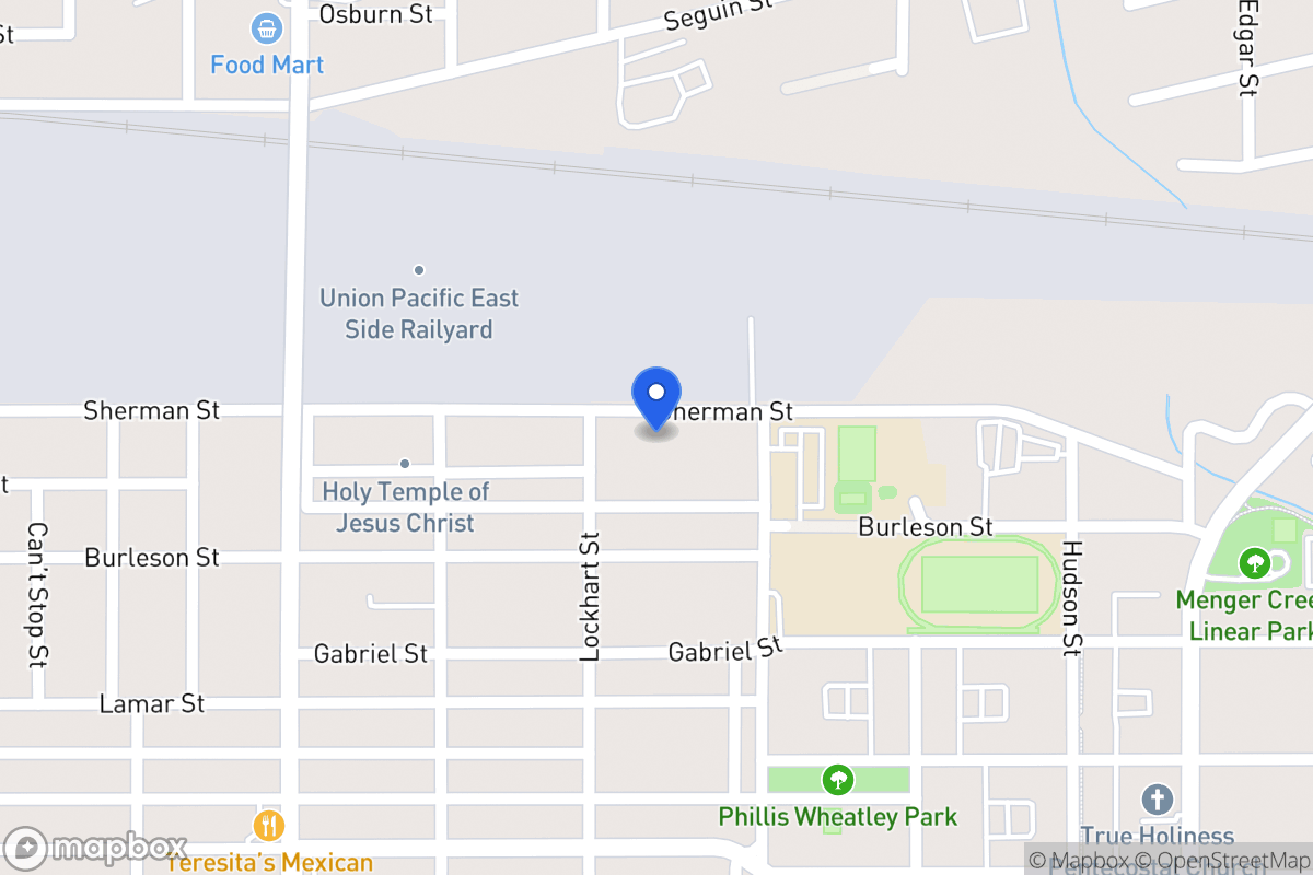 Map of 1418  Sherman