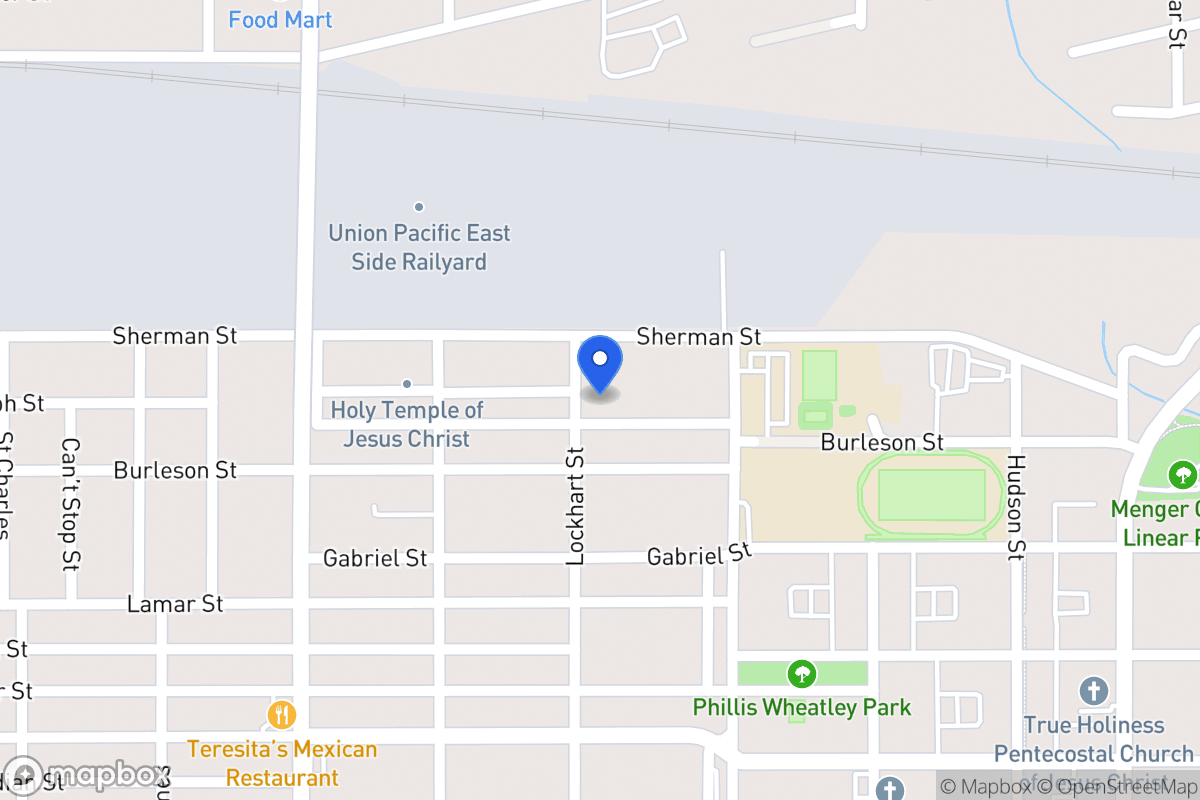 Map of 601  Rudolph