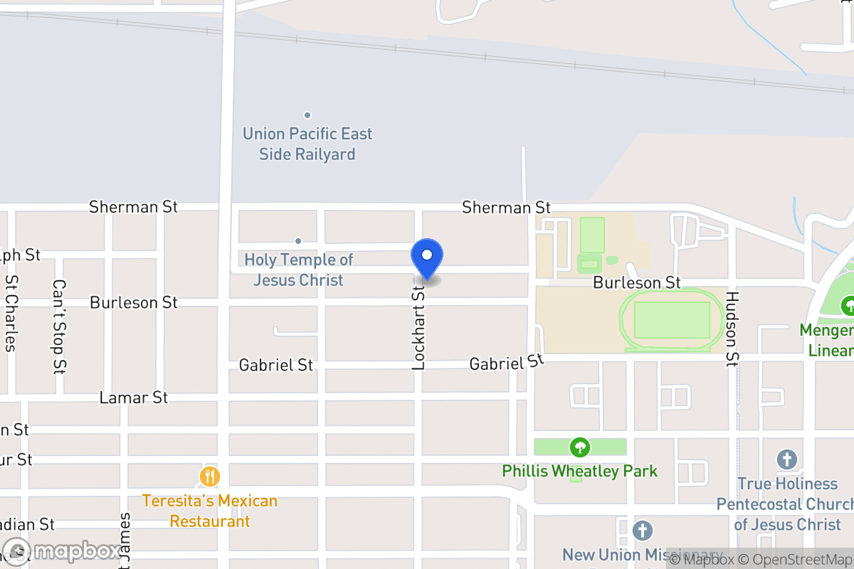 Map of 1503  Burleson