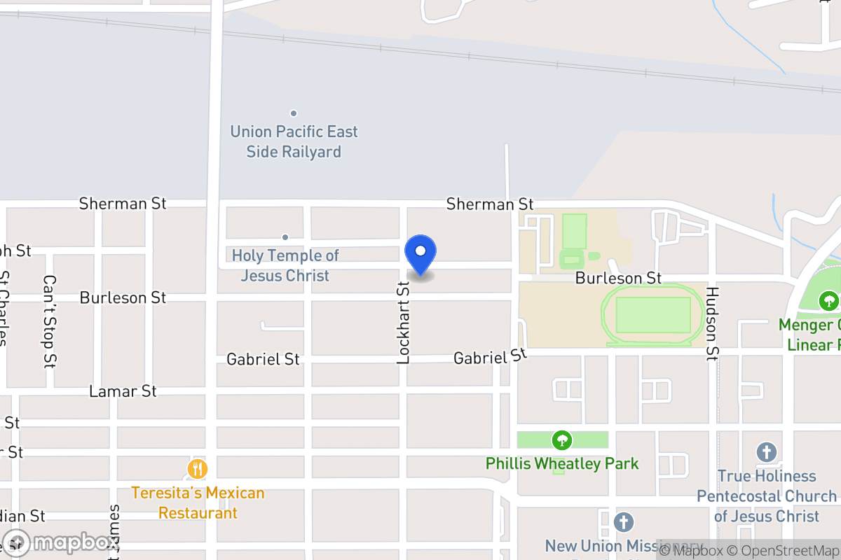 Map of 1507  Burleson