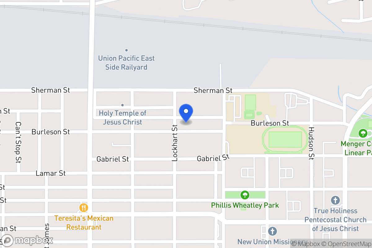 Map of 1511  Burleson