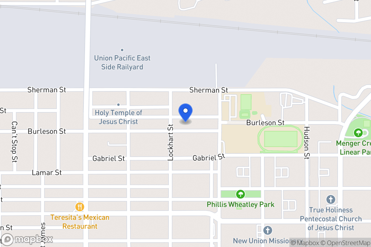 Map of 1515  Burleson