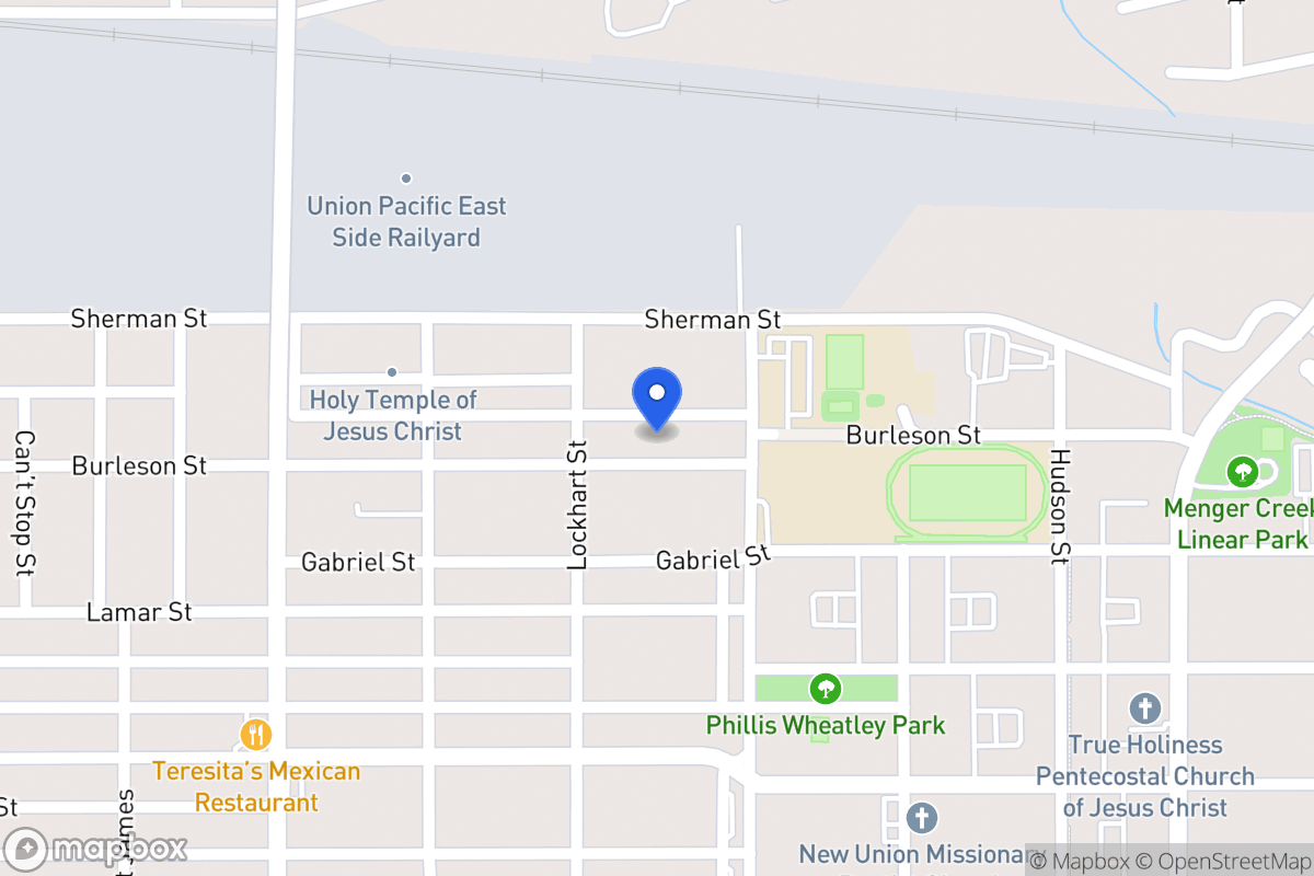 Map of 1523  Burleson