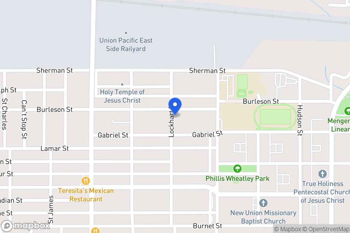 Map of 1502  Burleson