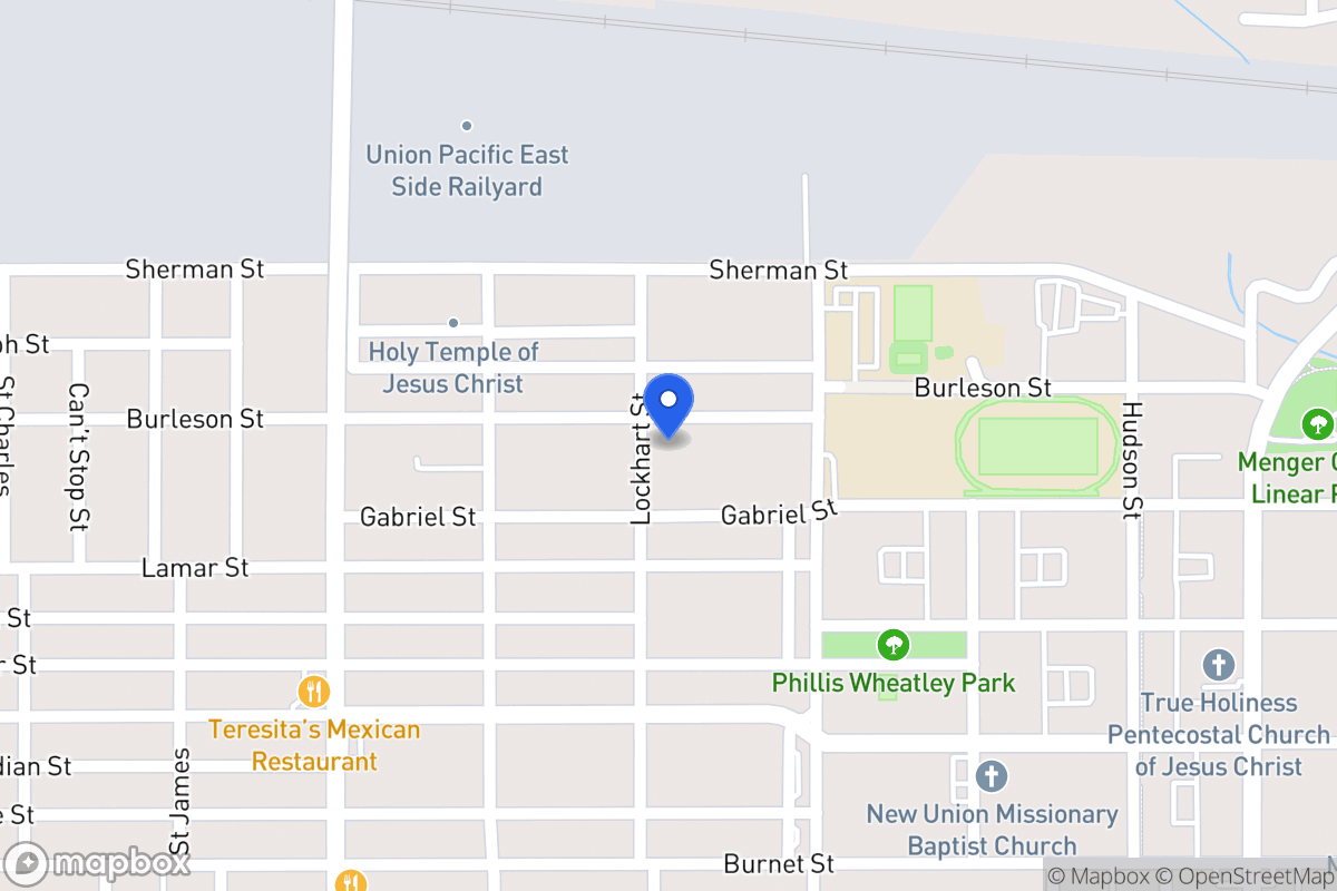 Map of 1506  Burleson