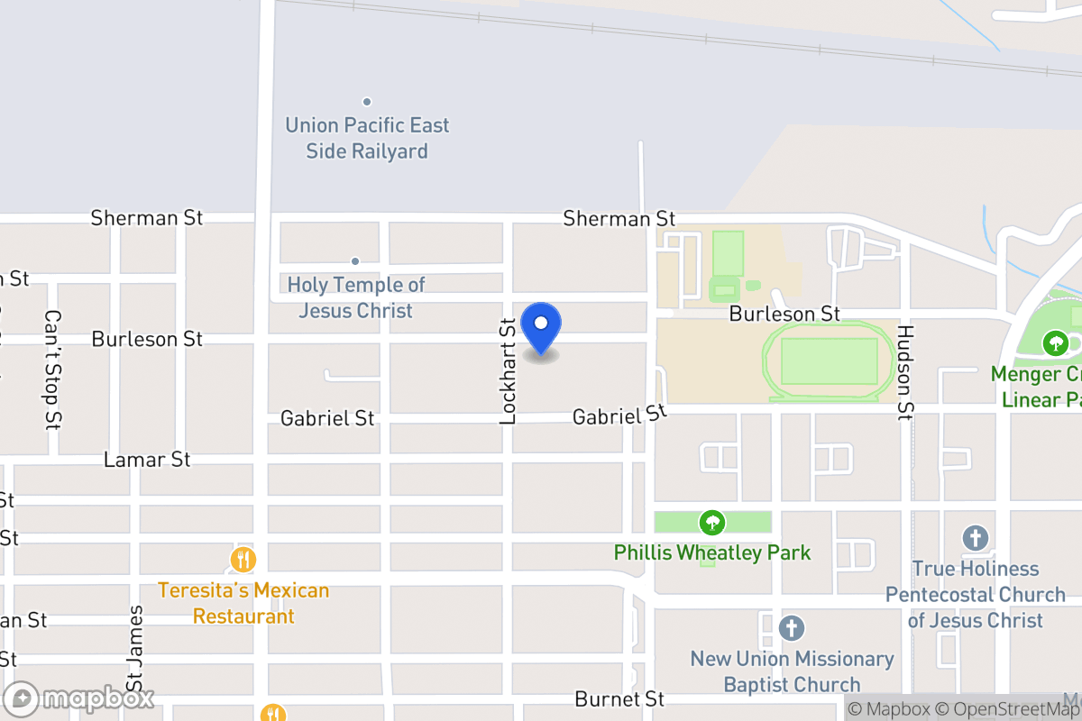 Map of 1510  Burleson