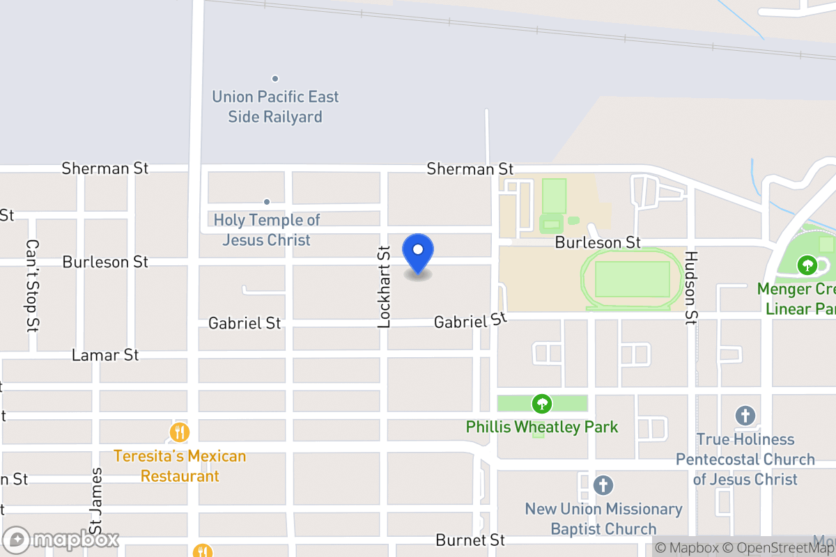 Map of 1514  Burleson