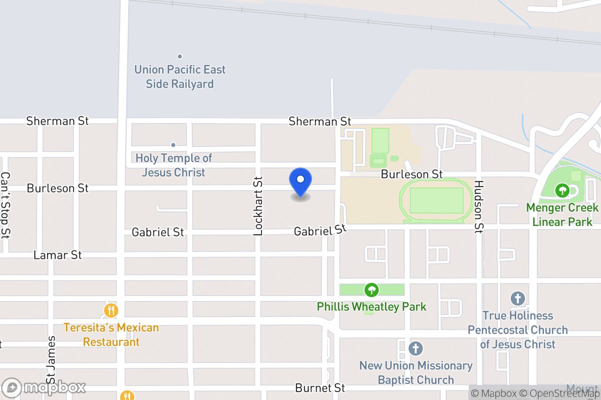 Map of 1526  Burleson