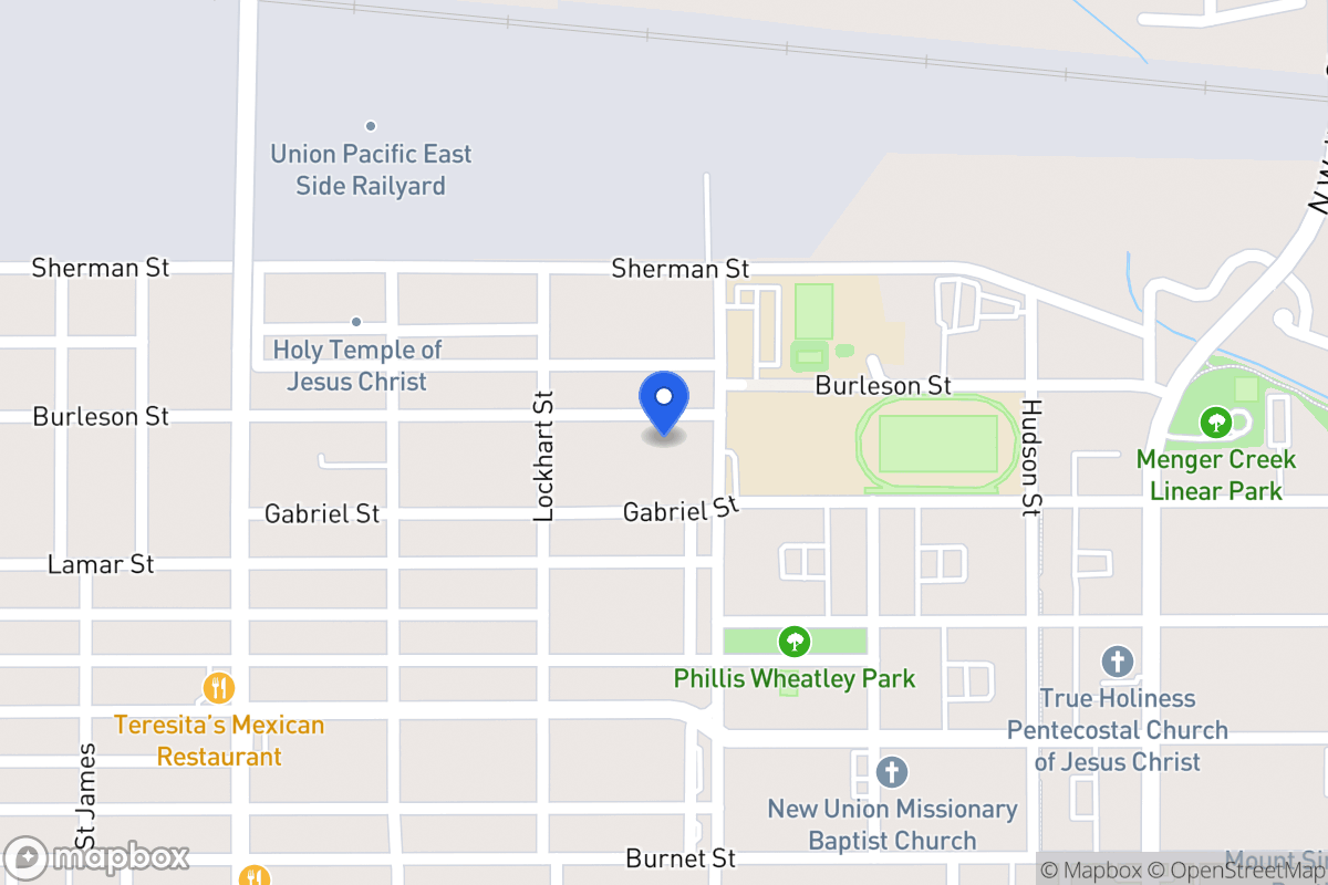 Map of 1534  Burleson
