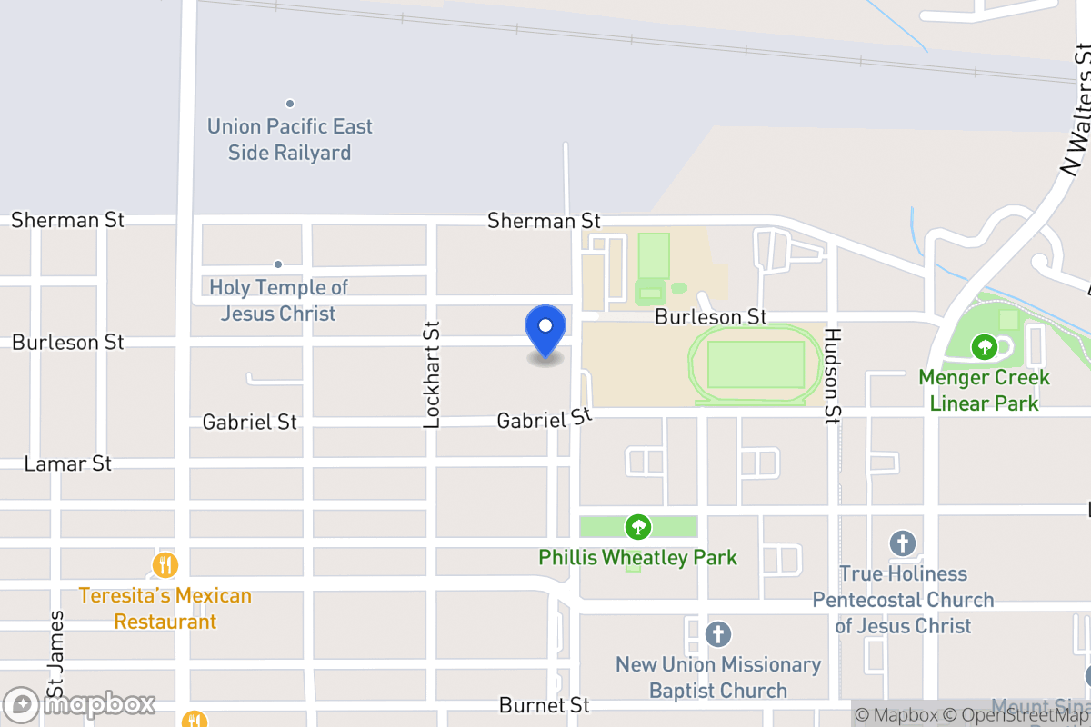 Map of 1538  Burleson