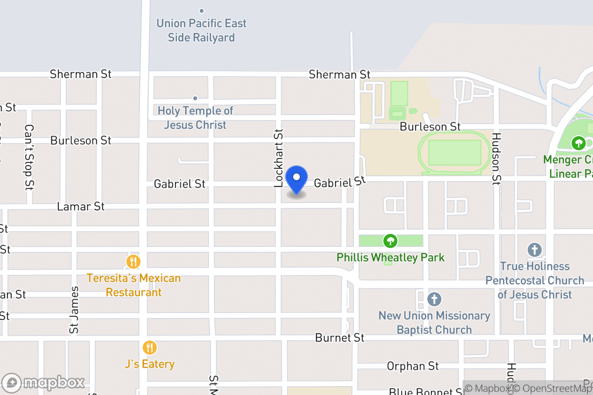 Map of 1511  Lamar St