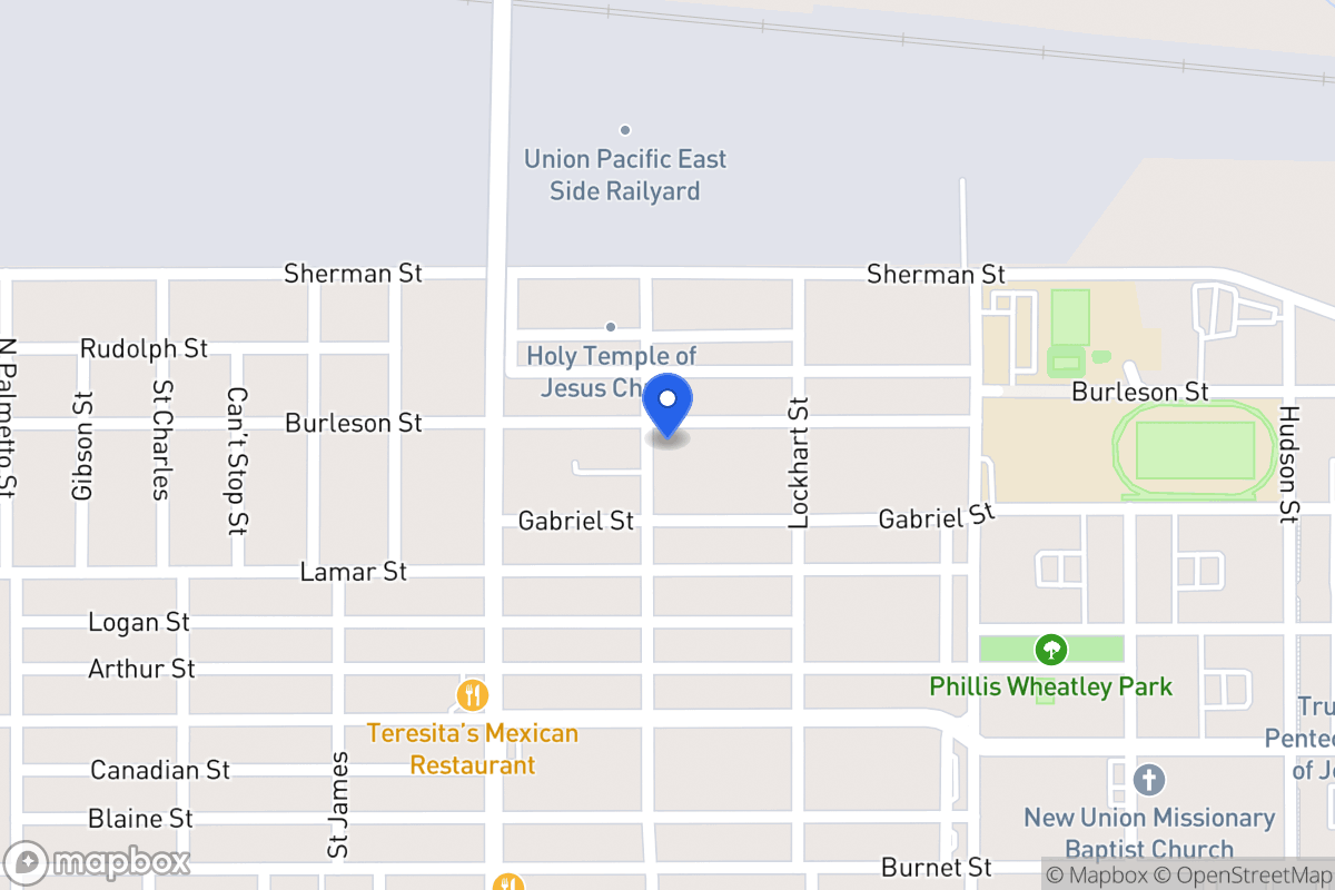 Map of 1402  Burleson