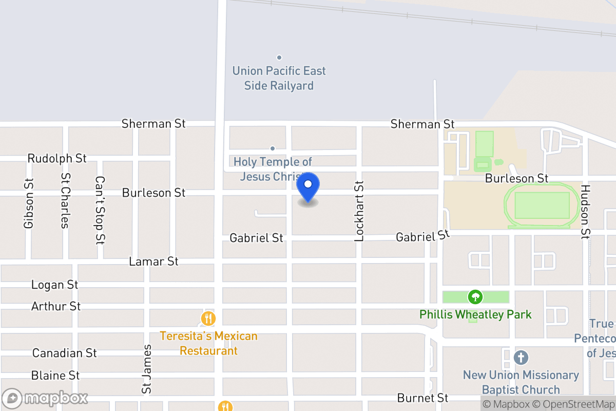 Map of 1406  Burleson