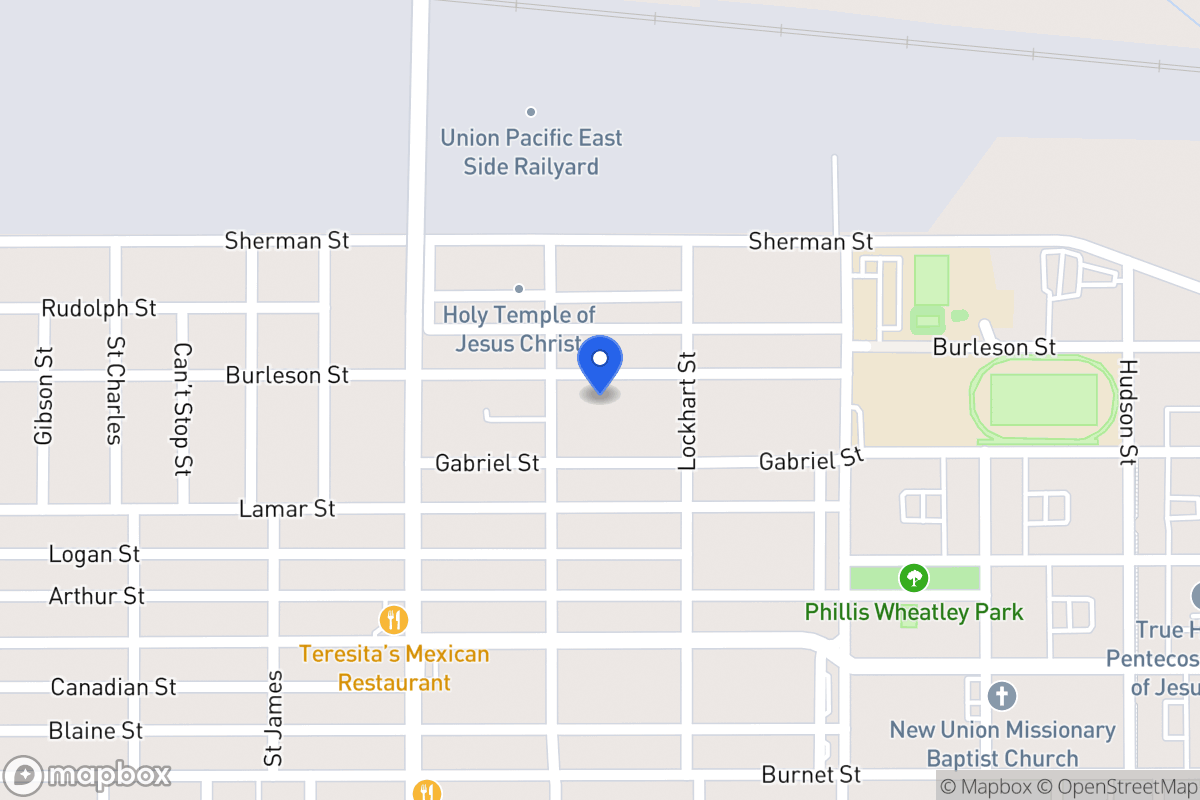 Map of 1410  Burleson