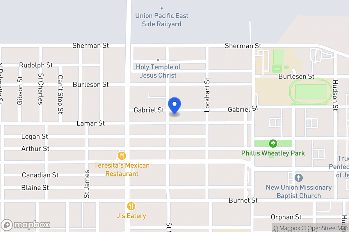 Map of 1405  Lamar