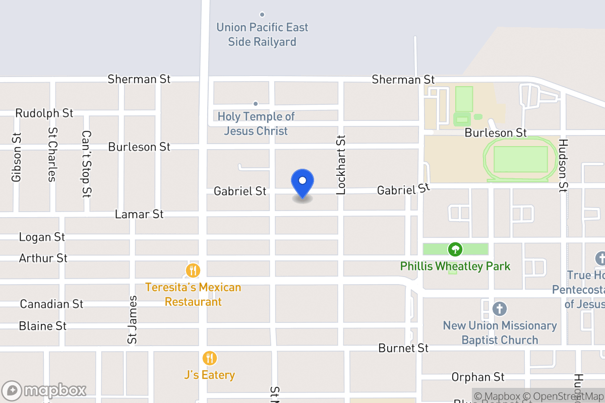 Map of 1419  Lamar