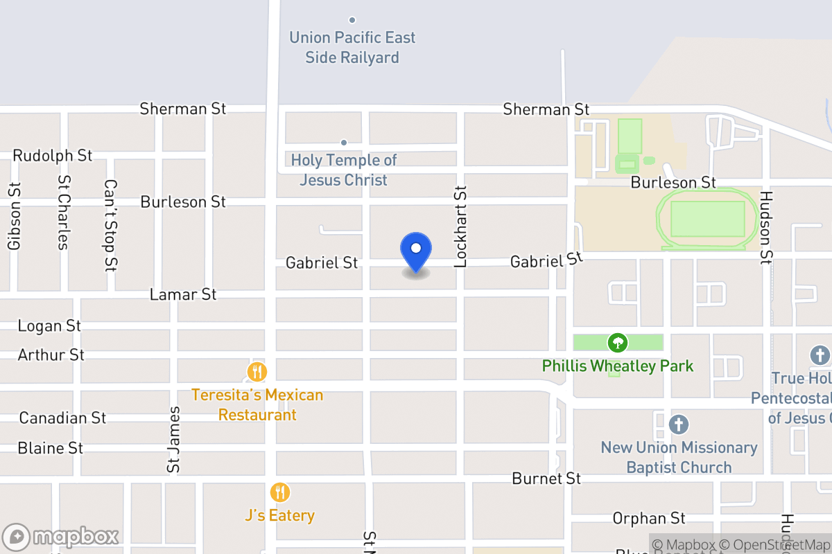 Map of 1423  Lamar