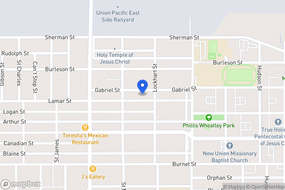 Map of 1427  Lamar