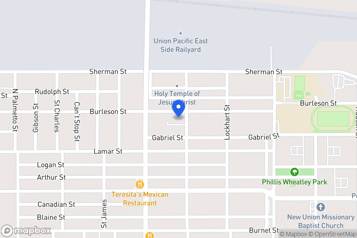 Map of 1328  Burleson