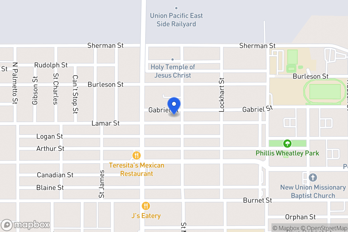 Map of 1329  Lamar