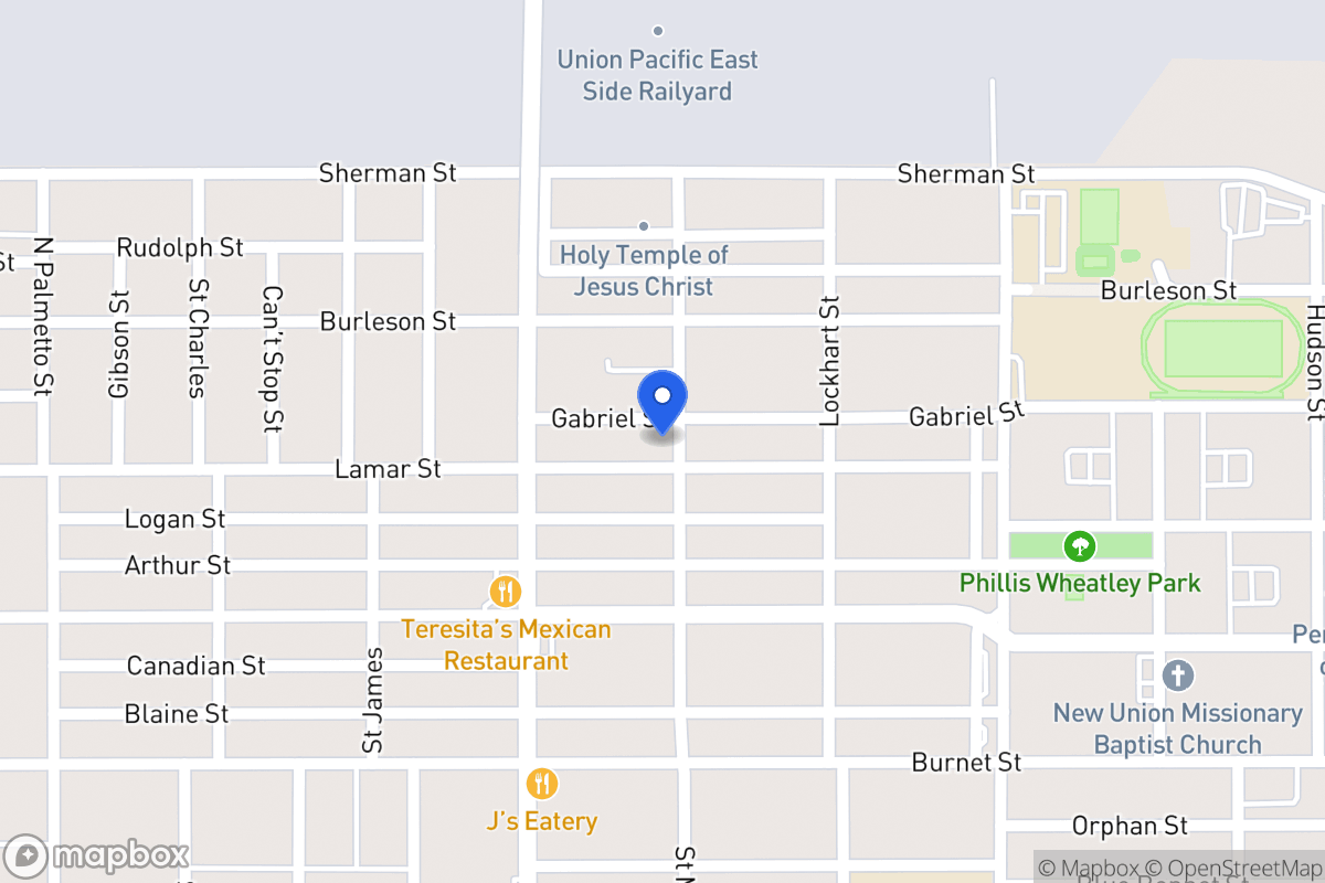 Map of 1331  Lamar