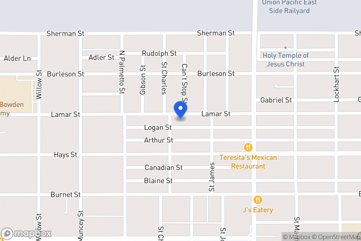 Map of 1108  Lamar