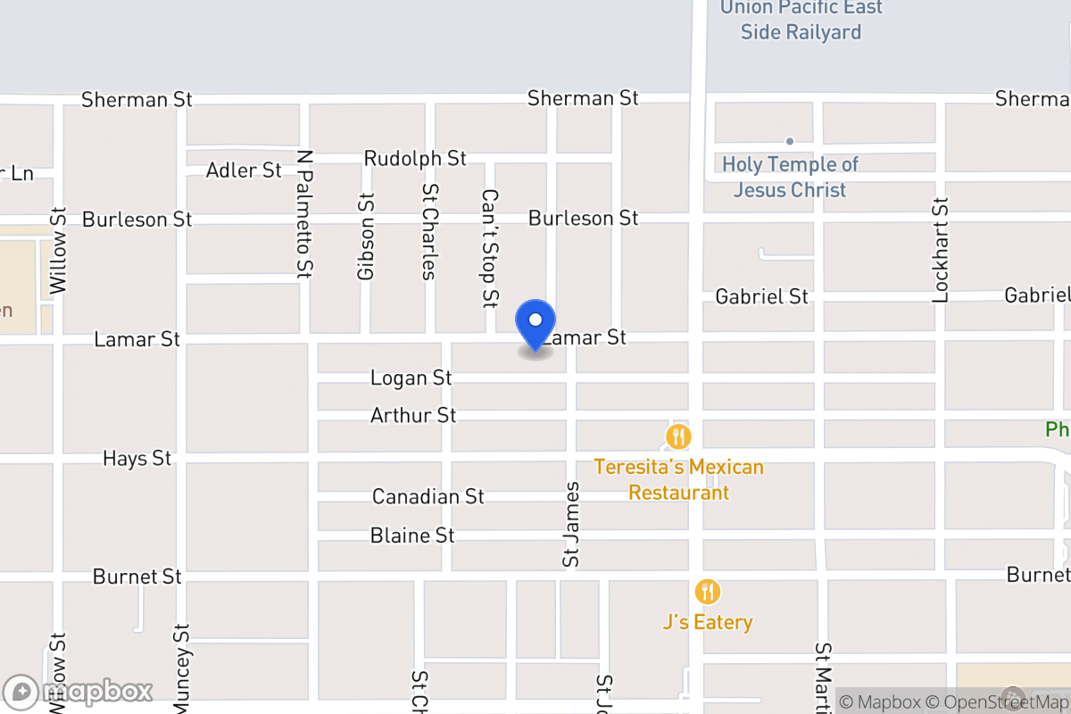 Map of 1124  Lamar