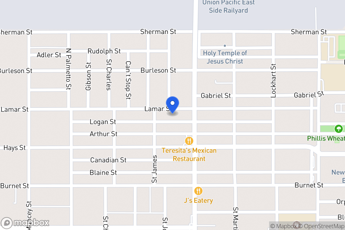 Map of 1218  Lamar